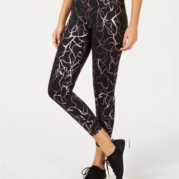 Ideology Womens Metallic Print NWT Size S - Picture 1 of 10